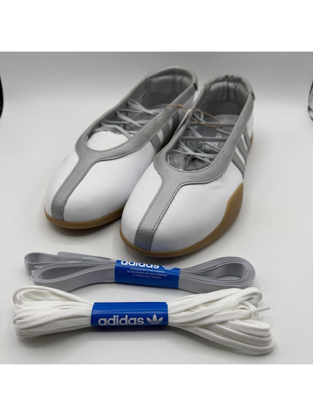 adidas Originals Taekwondo Mei Ballet White Silver Women Size 11 JQ6438 NEW